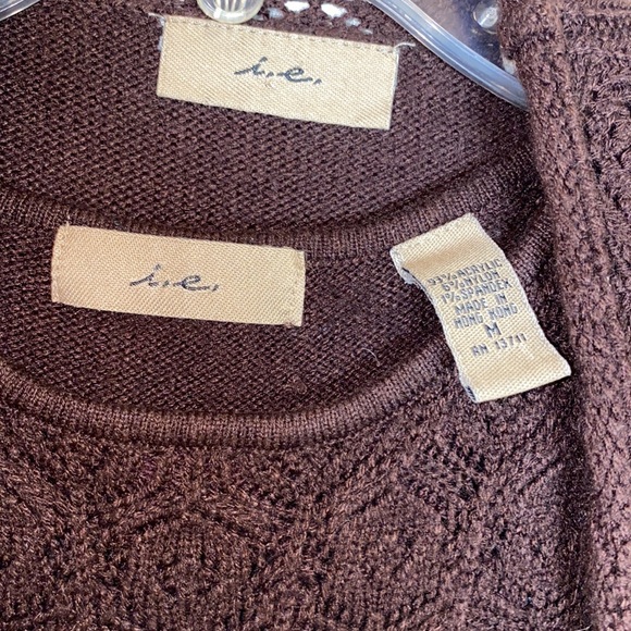 Women’s i.e. sweater set cardigan size M - Picture 5 of 15